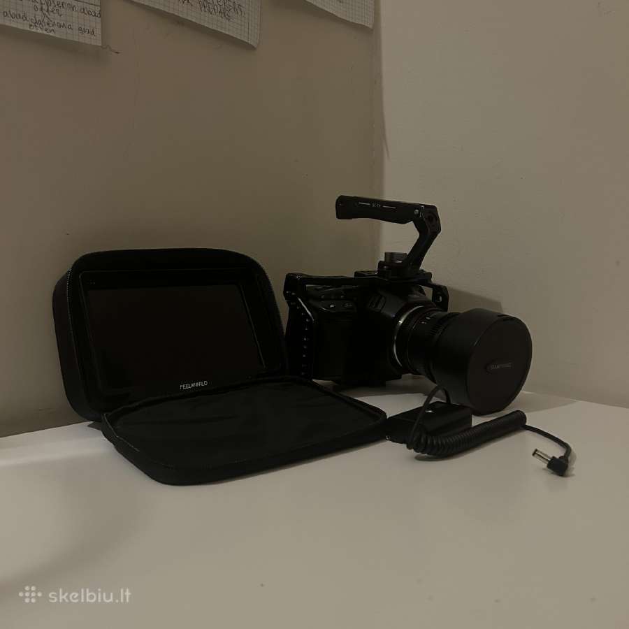 Blackmagic Pocket 6k + priedai!