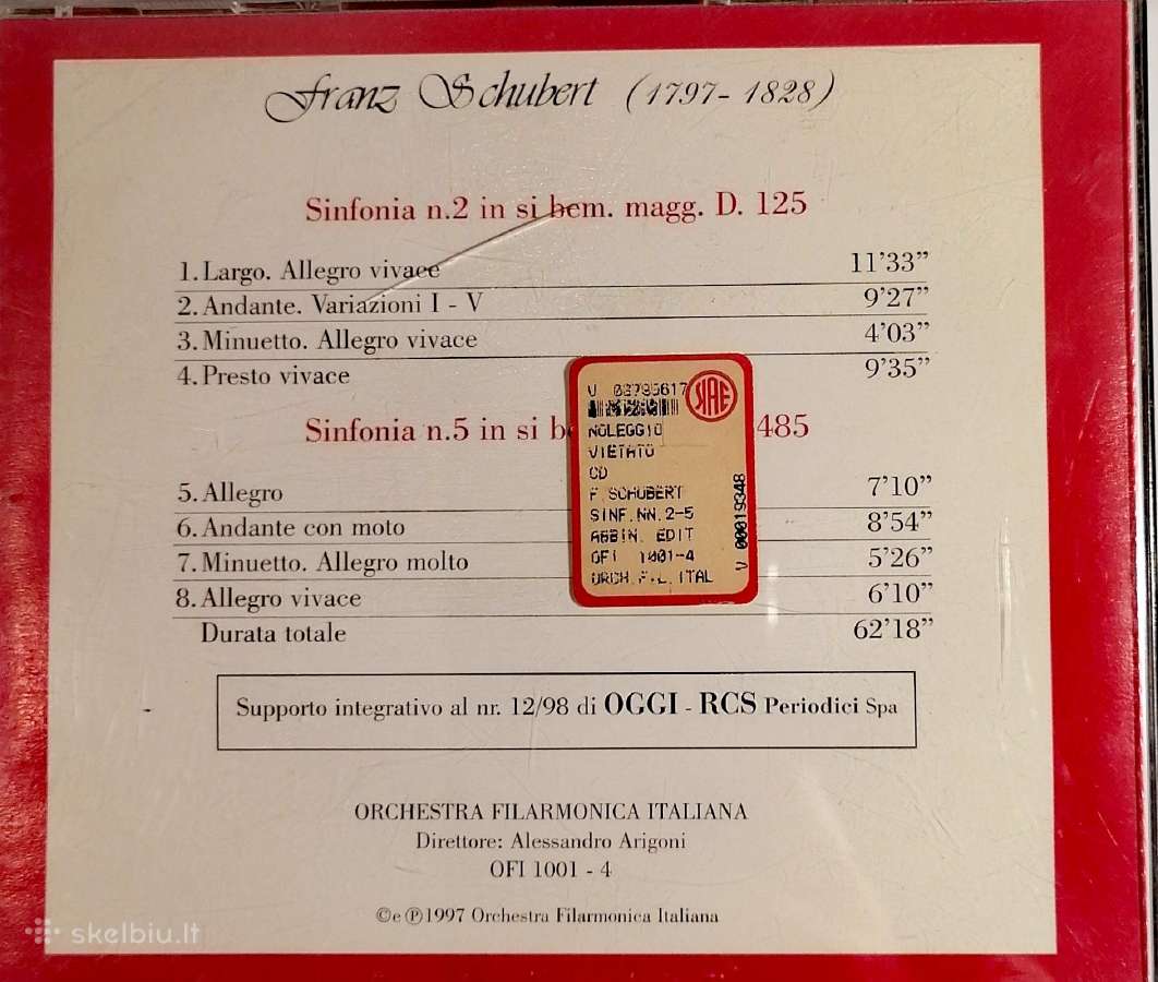 CD klasika Schubert, Šopenas, Medtner, Theodorakis - nuotraukos Nr. 4