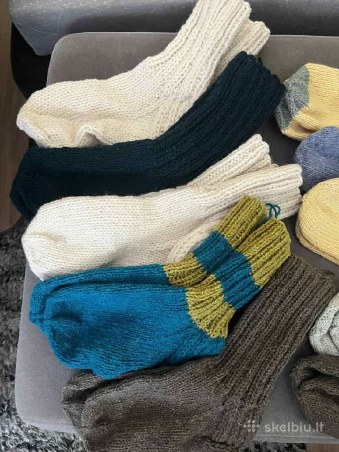 Avies/merinos vilnos kojinės. Dydis nuo 37 iki 44.