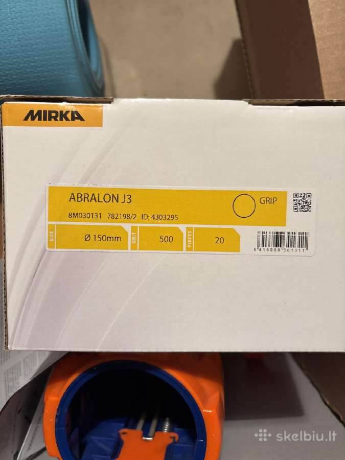 Mirka Abralon J3 Grit 500 Šlifavimo diskeliai - nuotraukos Nr. 2