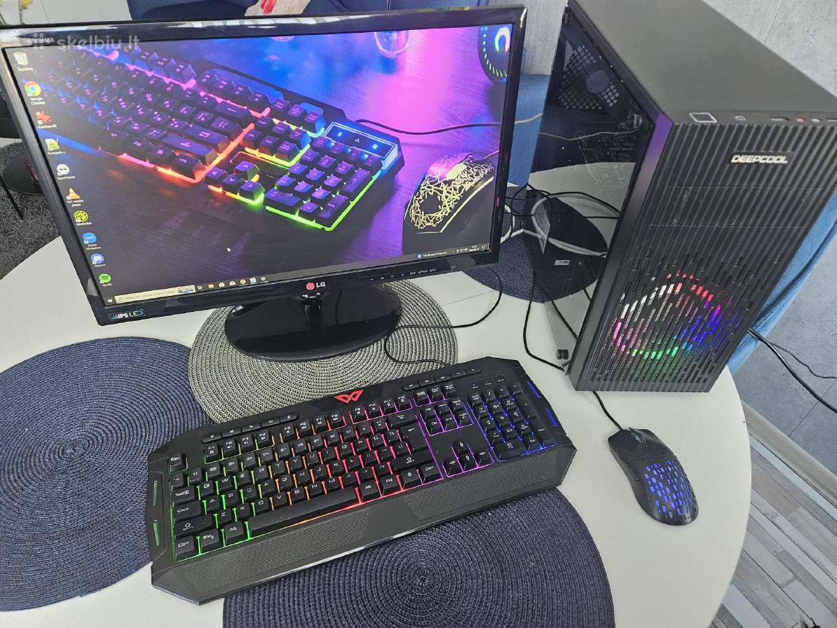 Žaidimų Pc komplektas: i3-10100f, Gtx 1050 Ti