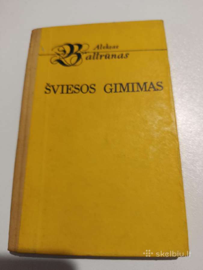 Aleksas Baltrūnas.šviesos gimimas