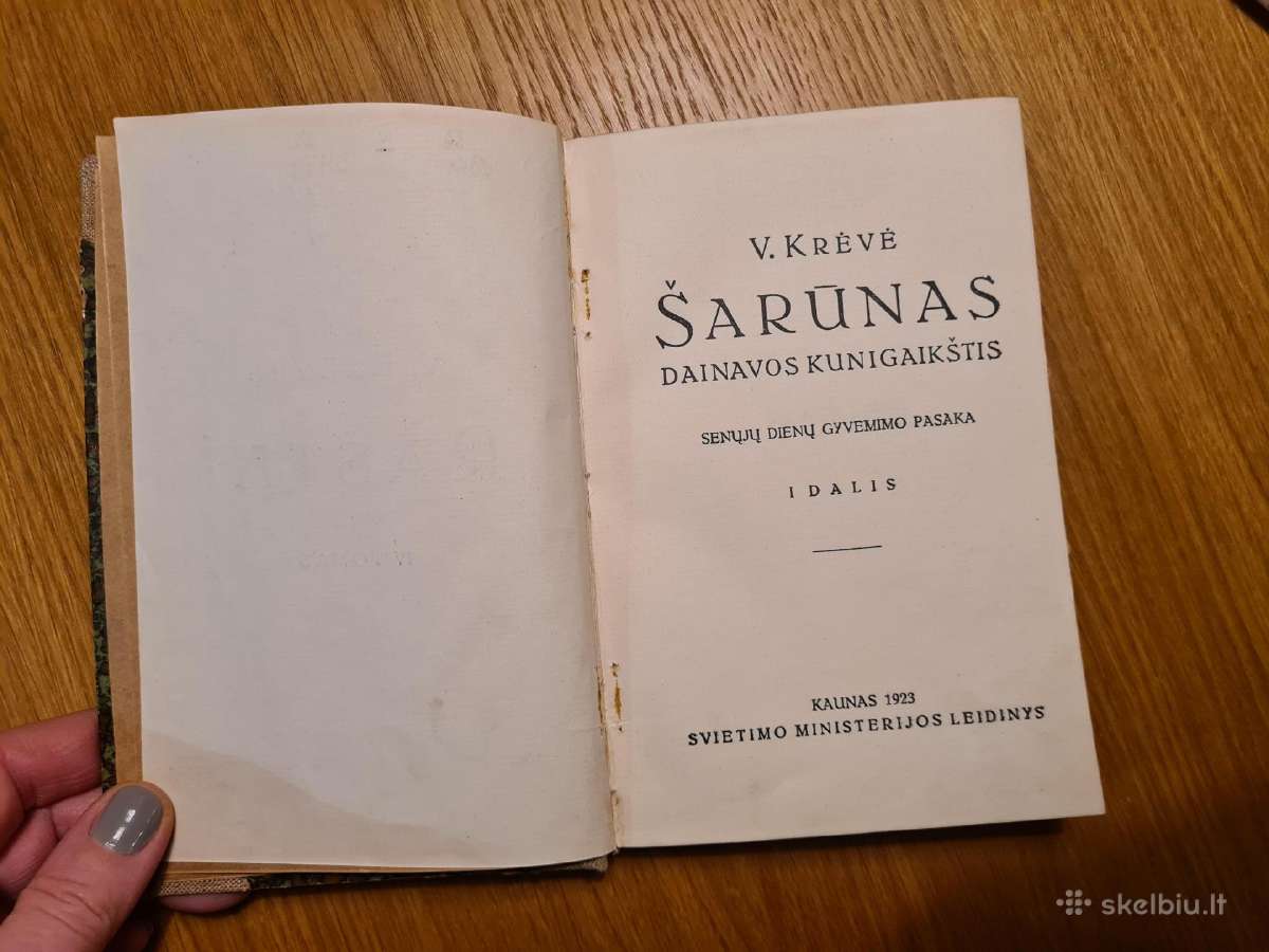 V. Krėvės raštai. Iv tomas. 1923 m - nuotraukos Nr. 3