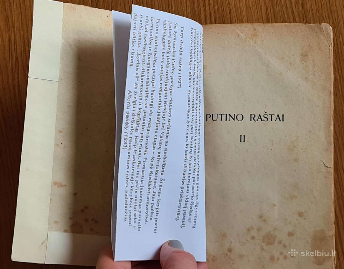 Putino raštai. Tomas II. 1921 m. - nuotraukos Nr. 5