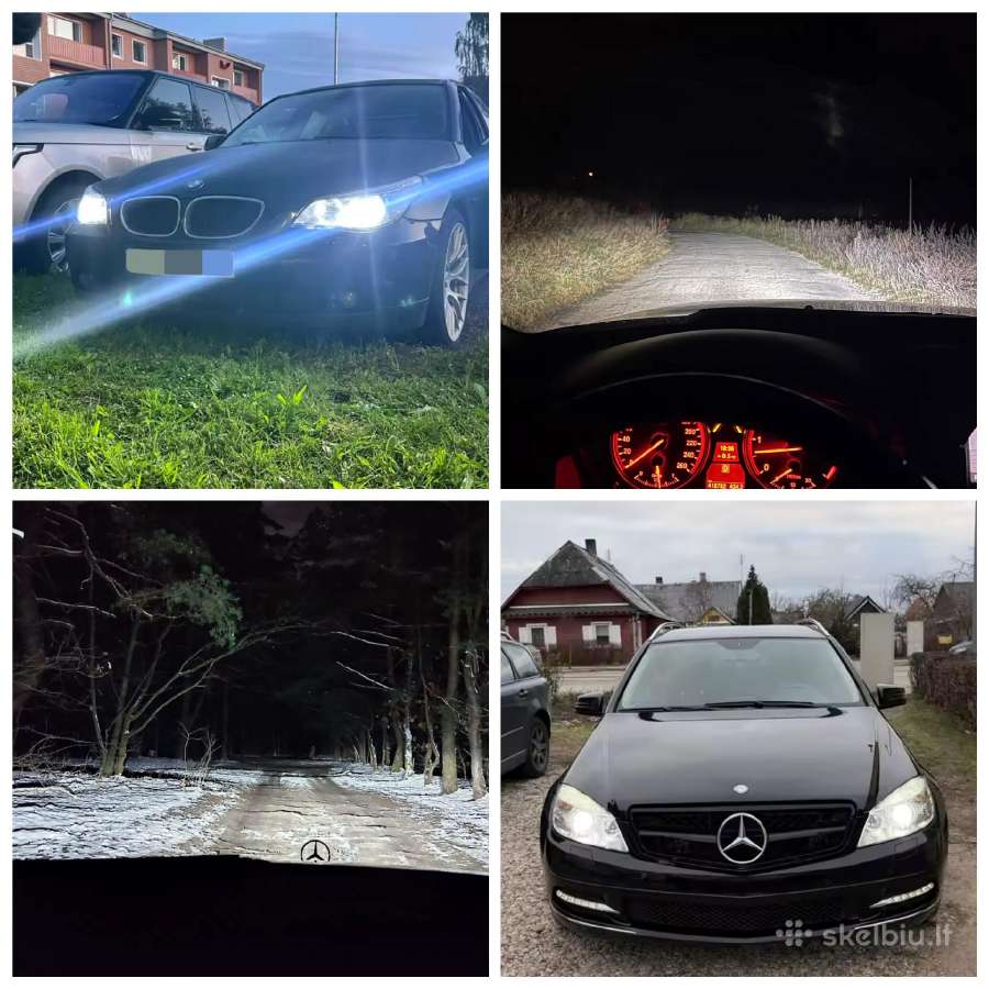 LED lemputės Bmw Audi Mercedes D1s D2s D3s H7 H8 - nuotraukos Nr. 5
