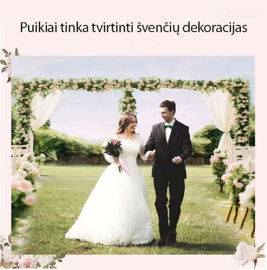 6x3m sienelė dekoracijoms, tentui, fonui, papuoš - nuotraukos Nr. 9