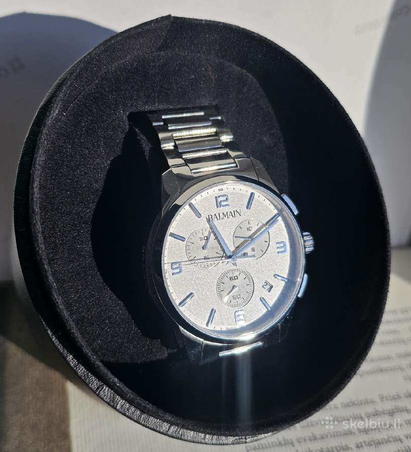 Swiss made Balmain mados namų laikrodis, safyrinis - nuotraukos Nr. 6