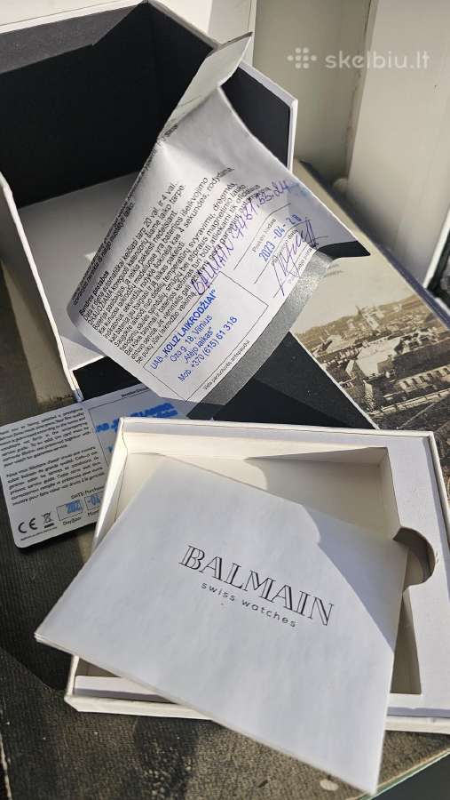 Swiss made Balmain mados namų laikrodis, safyrinis - nuotraukos Nr. 11