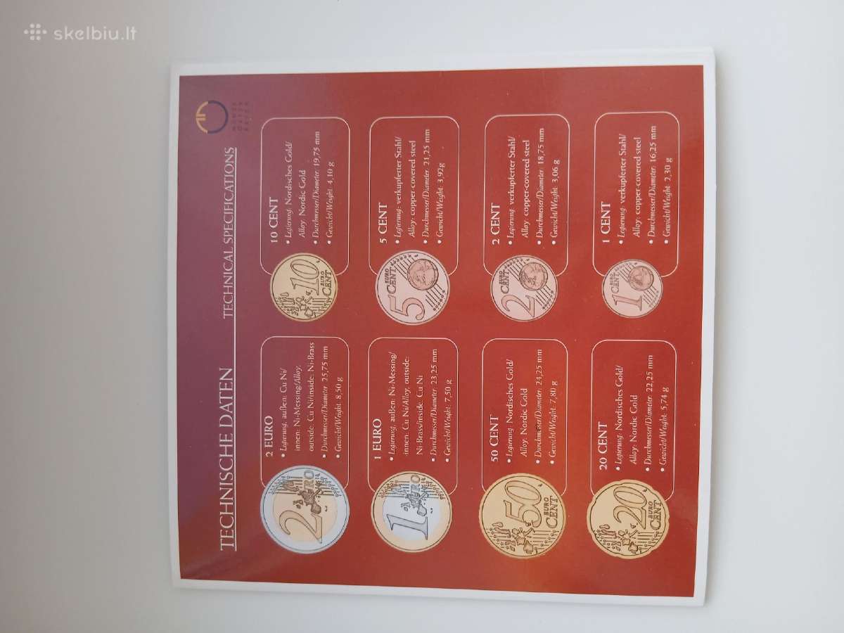 Austrija 2004 m.oficialus bankinis monetų rinkinys - nuotraukos Nr. 6