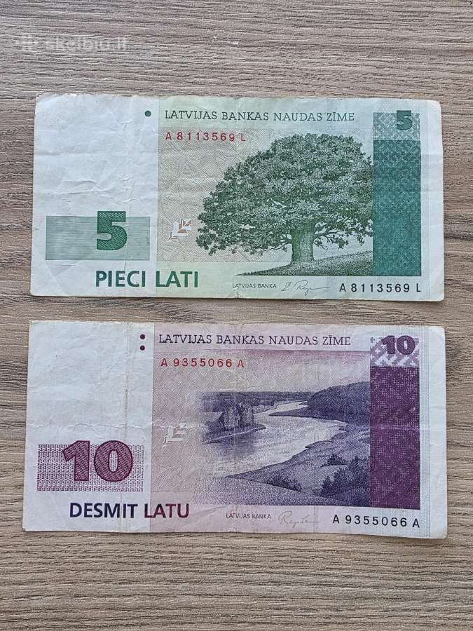 10 ir 20 latų Latvija