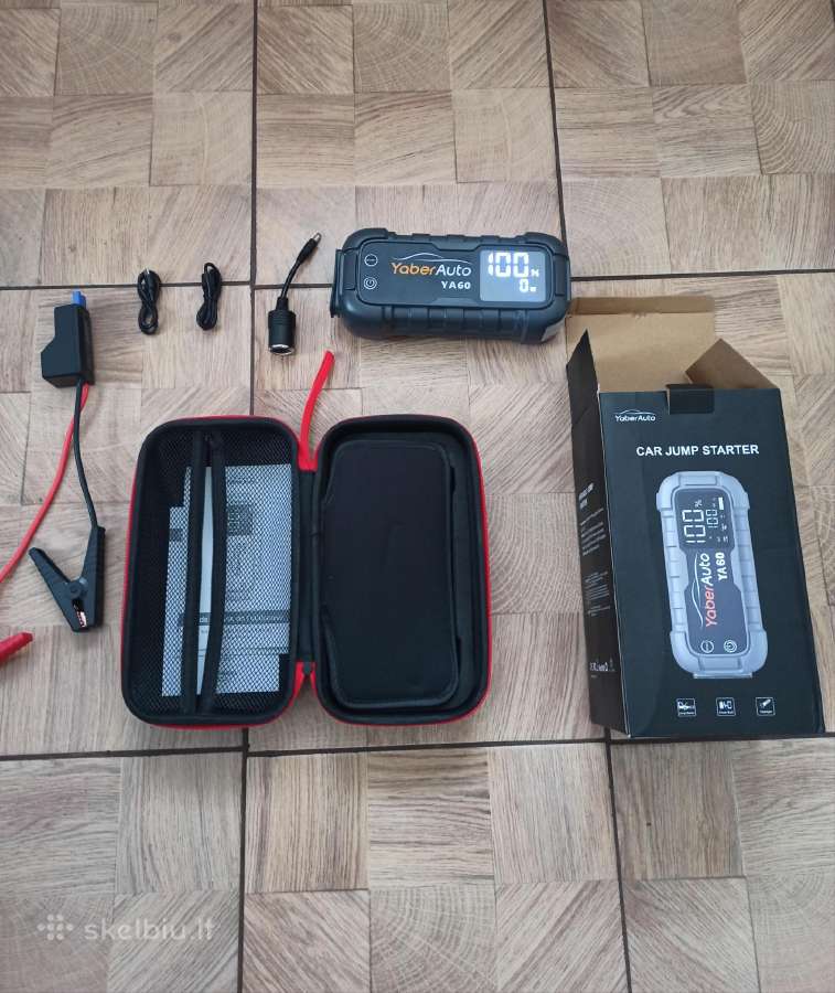 Yaberauto Ya60 automobilio starteris booster 6000a - nuotraukos Nr. 5
