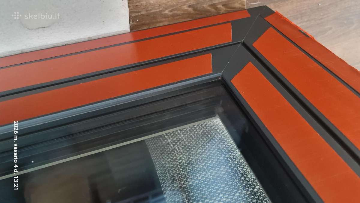 Parduodamos aliumines durys 4 stiklu (Reynaers) - nuotraukos Nr. 6