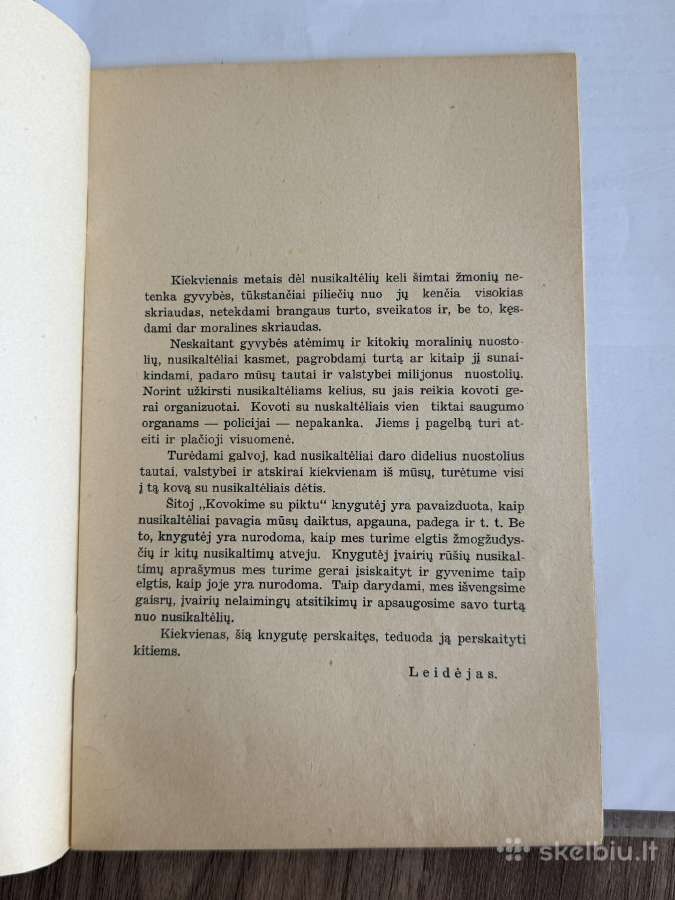Kovokime su piktu! 1937 m. - nuotraukos Nr. 3