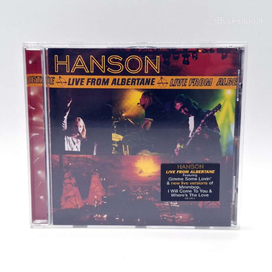 Hanson - Live From Albertane (CD, Albumas)