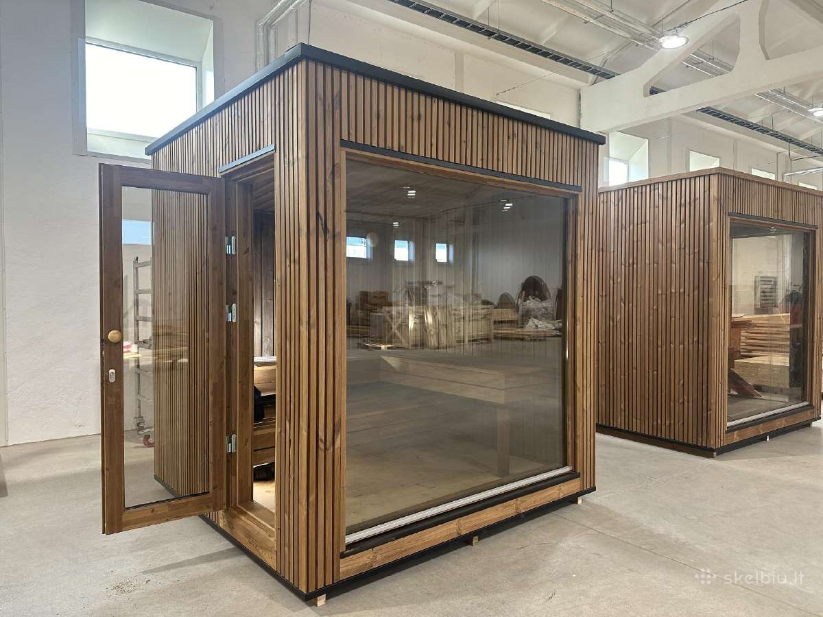 Lauko pirtis - moduline sauna Luxury 2.3x2.3m - nuotraukos Nr. 18