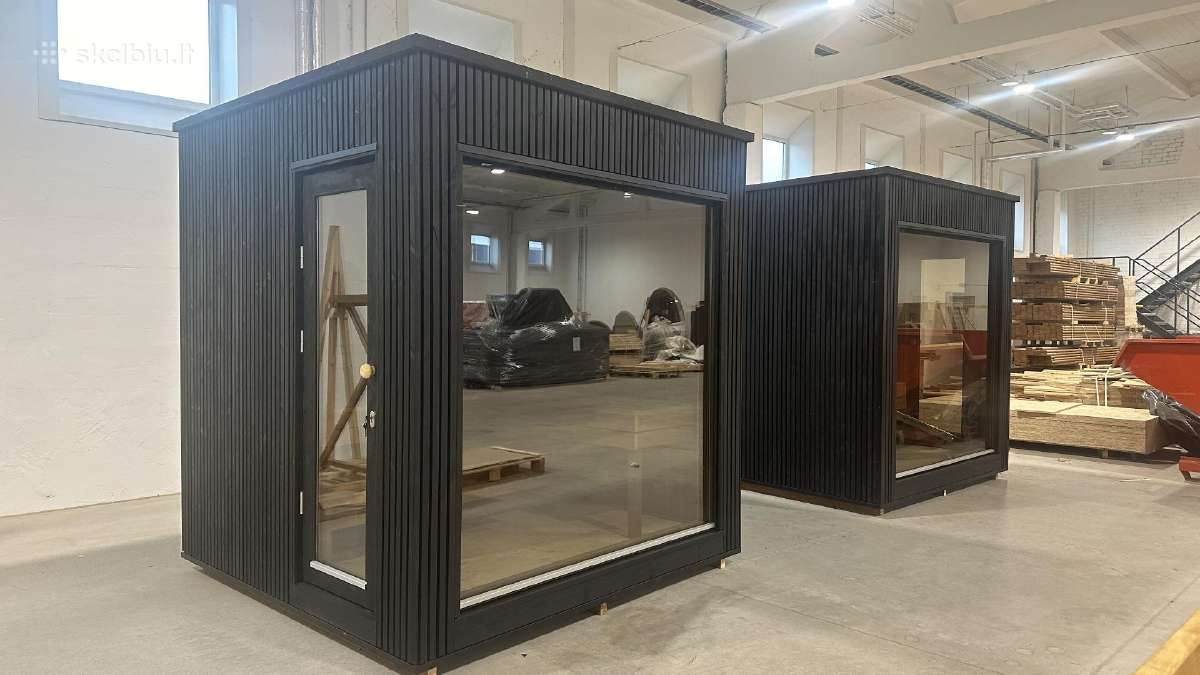 Lauko pirtis - moduline sauna Luxury 2.3x2.3m - nuotraukos Nr. 19