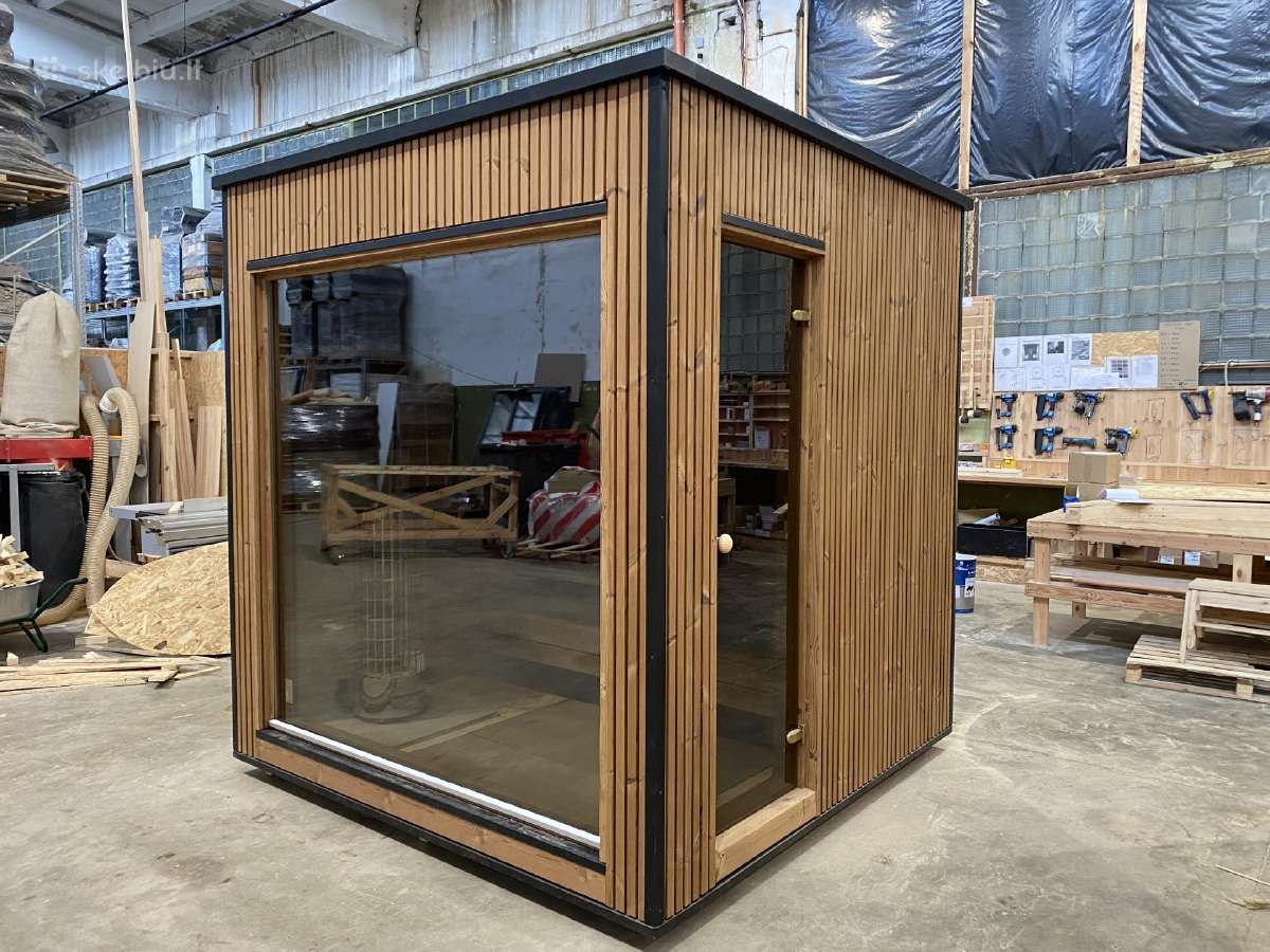 Lauko pirtis - moduline sauna Luxury 2.3x2.3m - nuotraukos Nr. 21