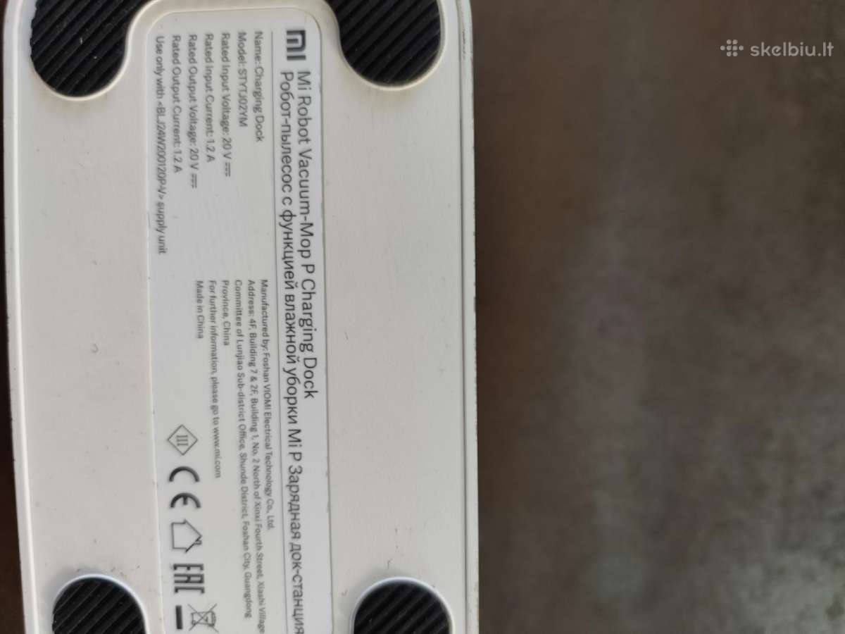 Xiaomi Mi Robot Vacuum-mop P su plovimo funkcija - nuotraukos Nr. 3