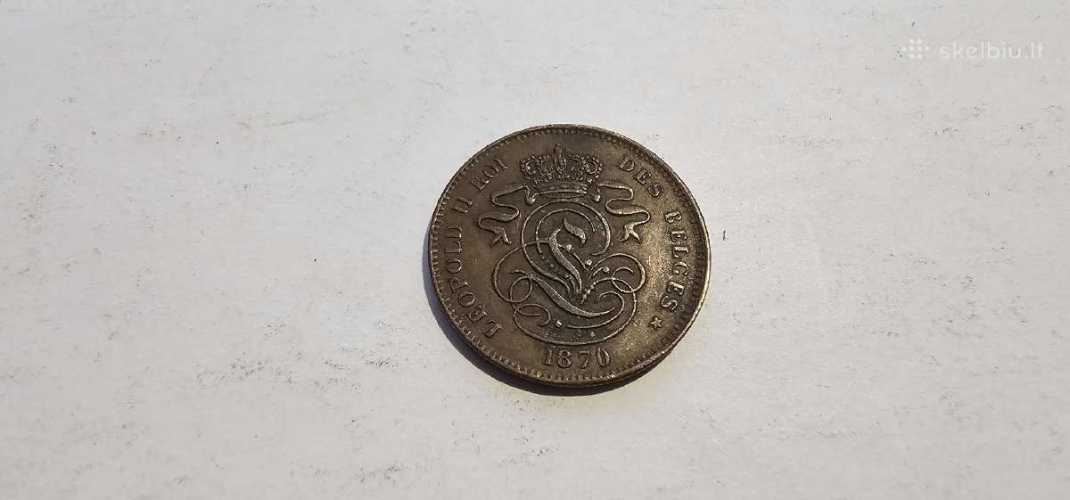 1870 2 centai Belgija - nuotraukos Nr. 2