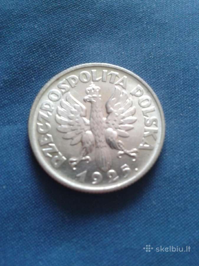 Lenkiškas 1 zlotas 1925m. - nuotraukos Nr. 2