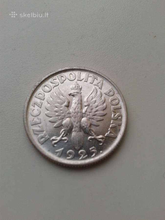 Lenkiškas 1 zlotas 1925m. - nuotraukos Nr. 5