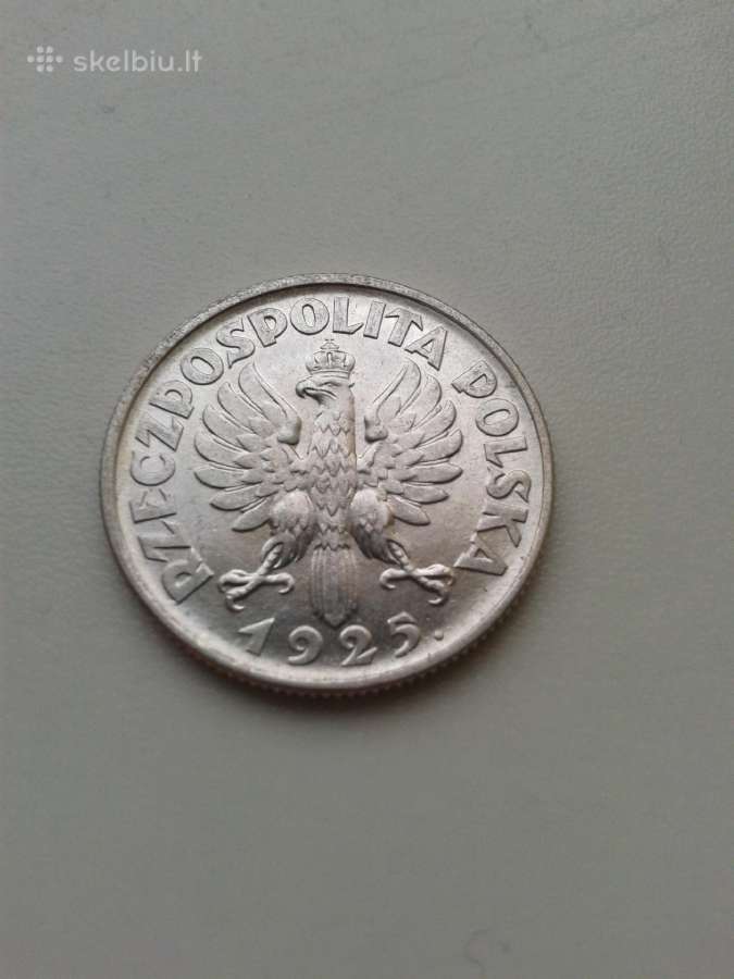 Lenkiškas 1 zlotas 1925m. - nuotraukos Nr. 7