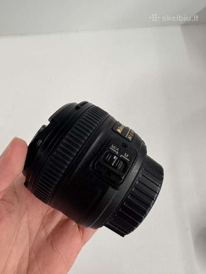 Nikon objektyvas 50mm f/1.8g - nuotraukos Nr. 2