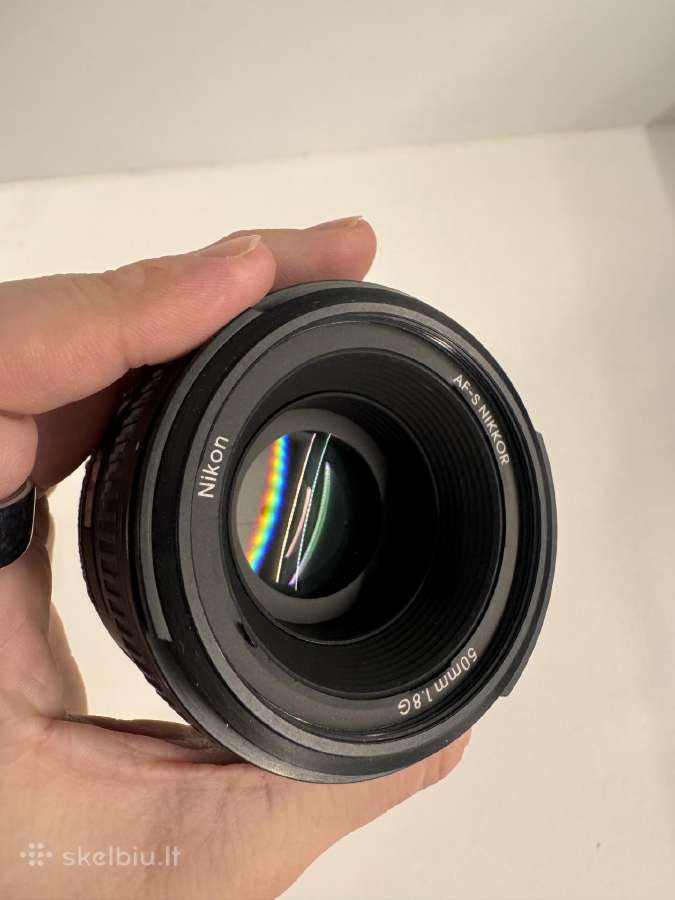Nikon objektyvas 50mm f/1.8g - nuotraukos Nr. 4