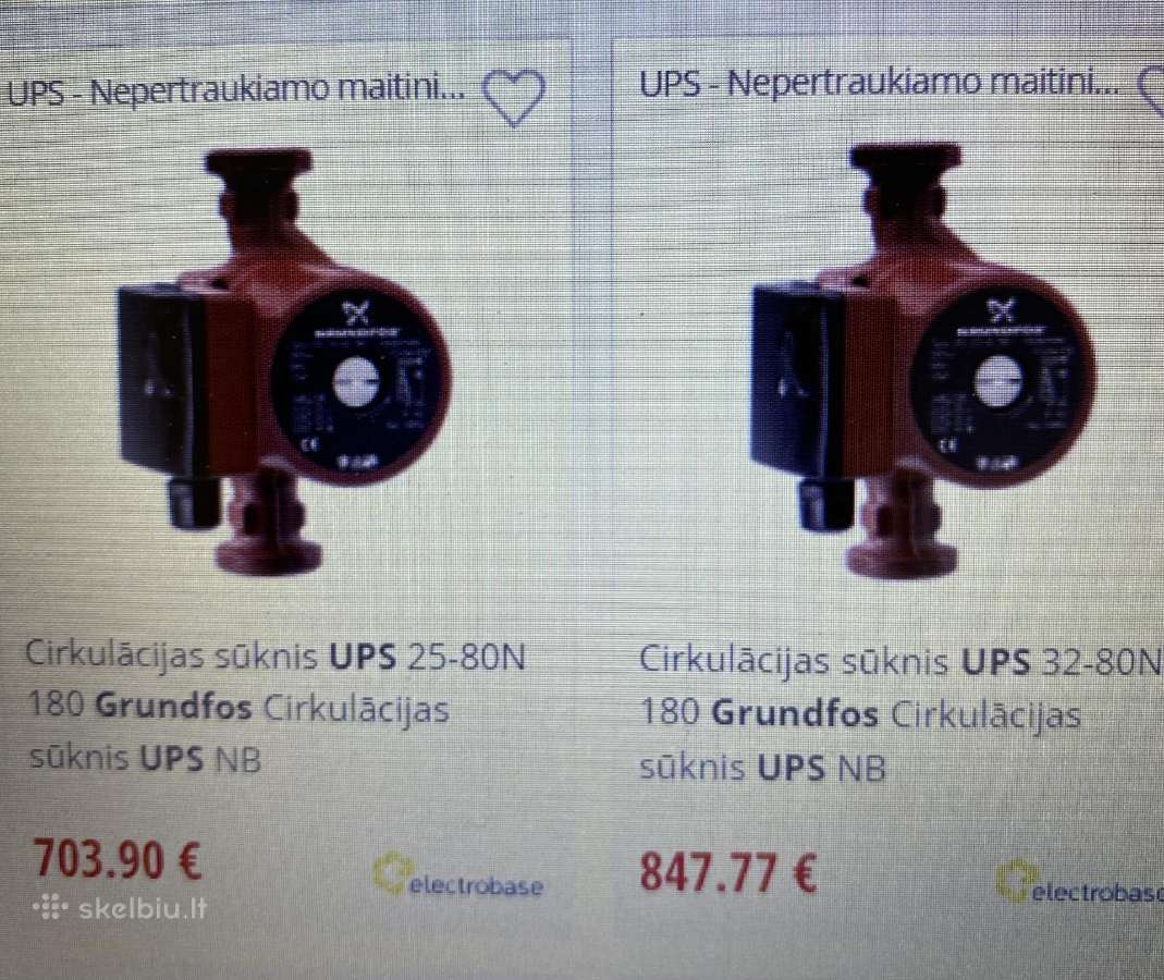 Cirkuliacinis vandens siurblys Grundfoss - nuotraukos Nr. 8