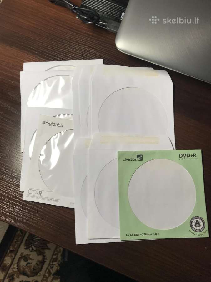 Kompaktinių diskų CD/dvd dėklai