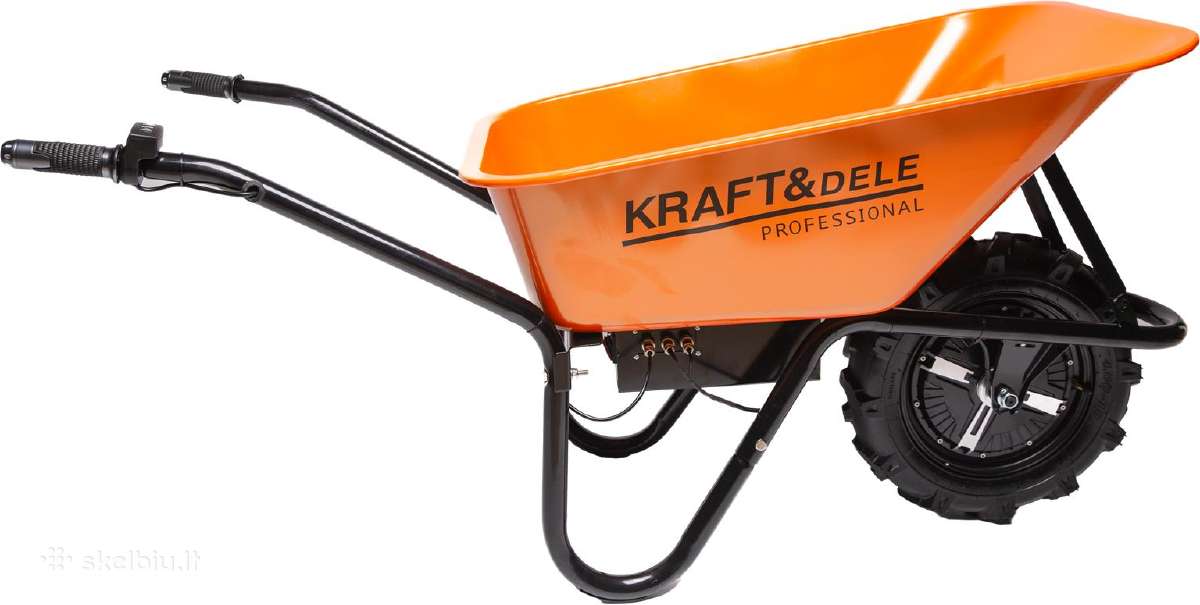 Pigiausiai Akumuliatorinis karutis 24v 12ah 80 l,