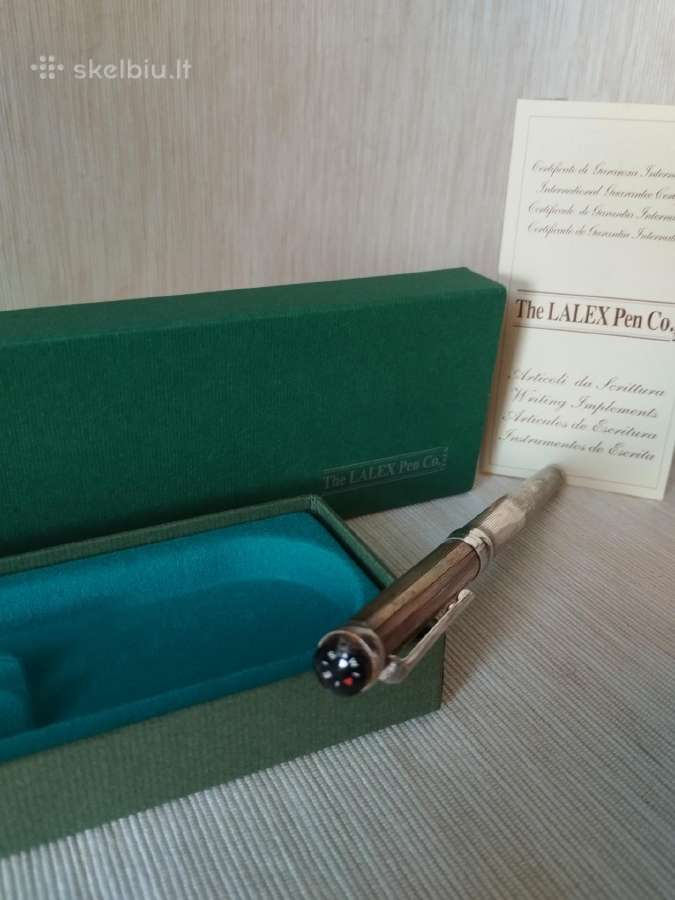 Sidabrinis The Lalex Pen Co. rašiklis - nuotraukos Nr. 6