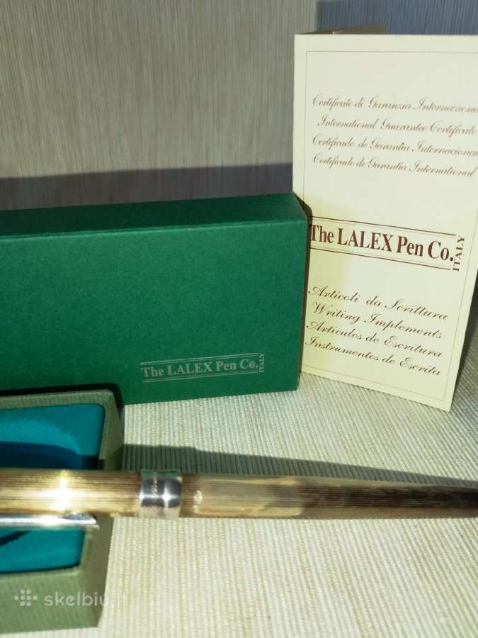 Sidabrinis The Lalex Pen Co. rašiklis - nuotraukos Nr. 7