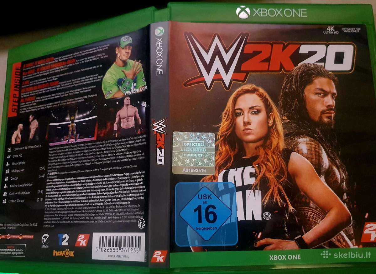 Wwe 2k20 Pal Xbox One