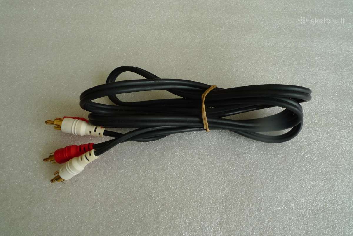 Kryptinis Kolonel.kabelis pasidabruot. 4 mm ir Rca - nuotraukos Nr. 3