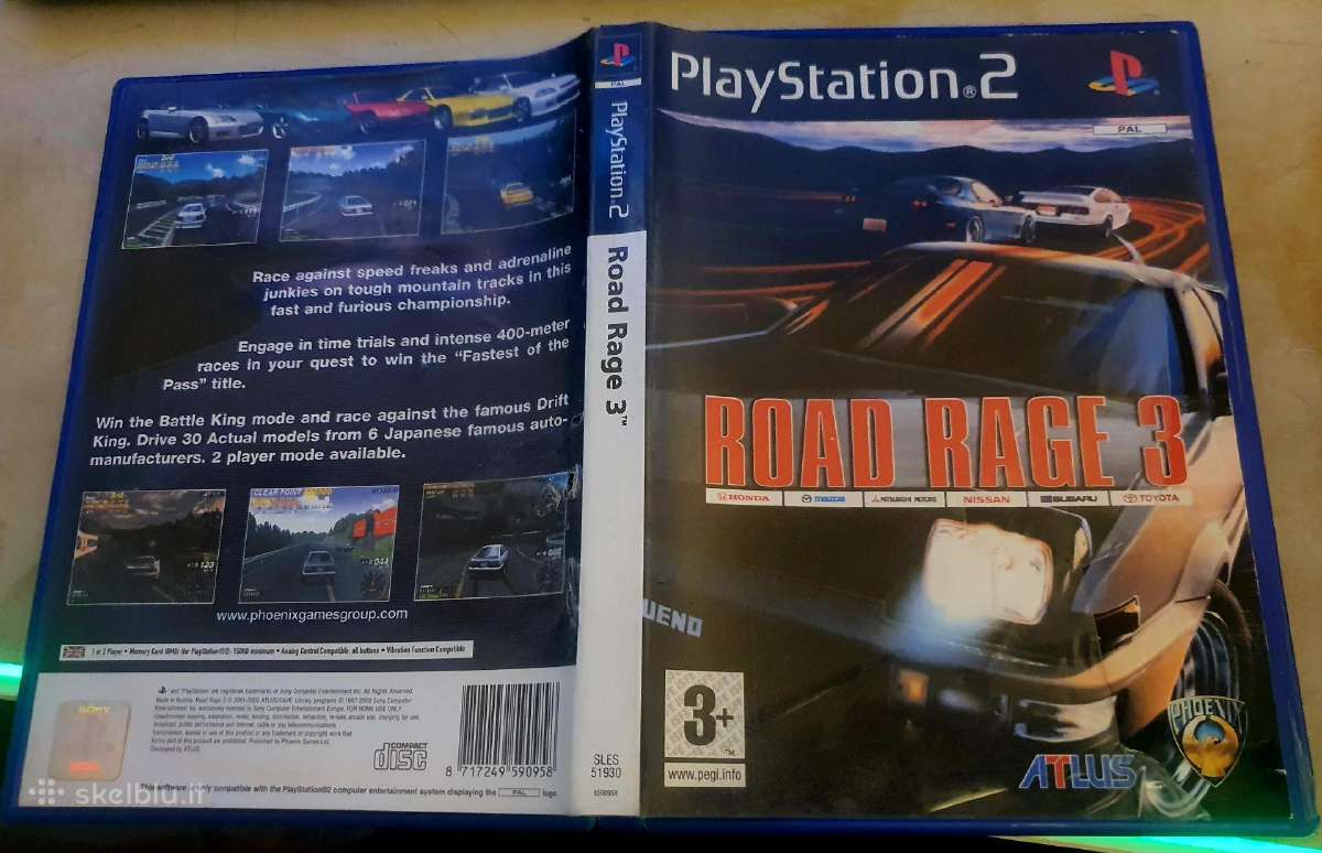 Road Rage 3 Pal Playstation 2