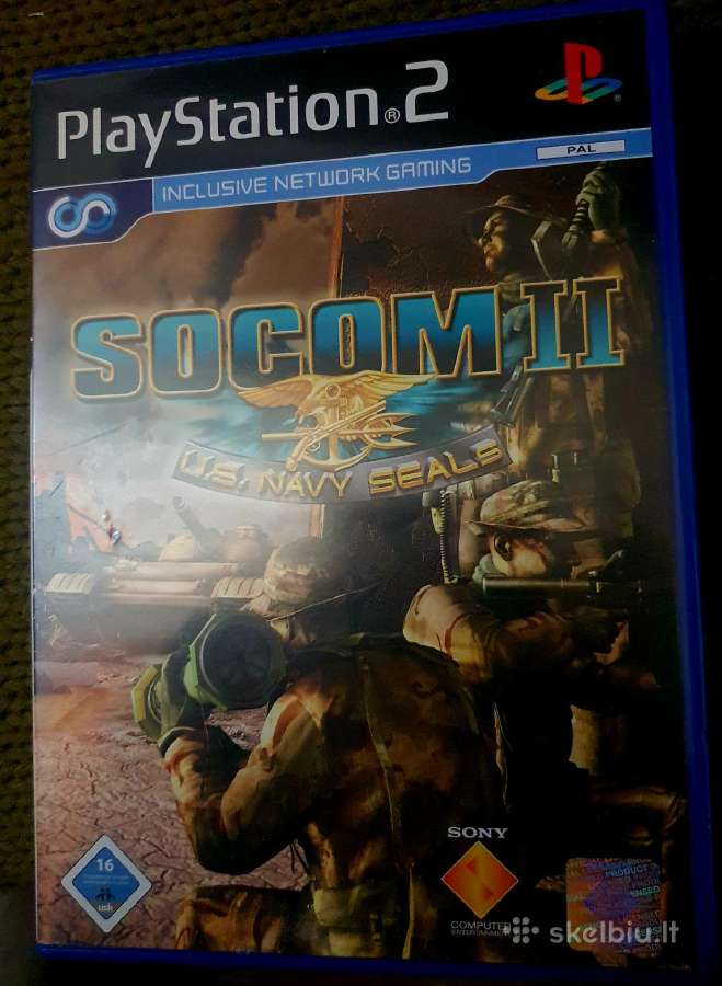 Socom II Us Navy Seals Pal Playstation 2
