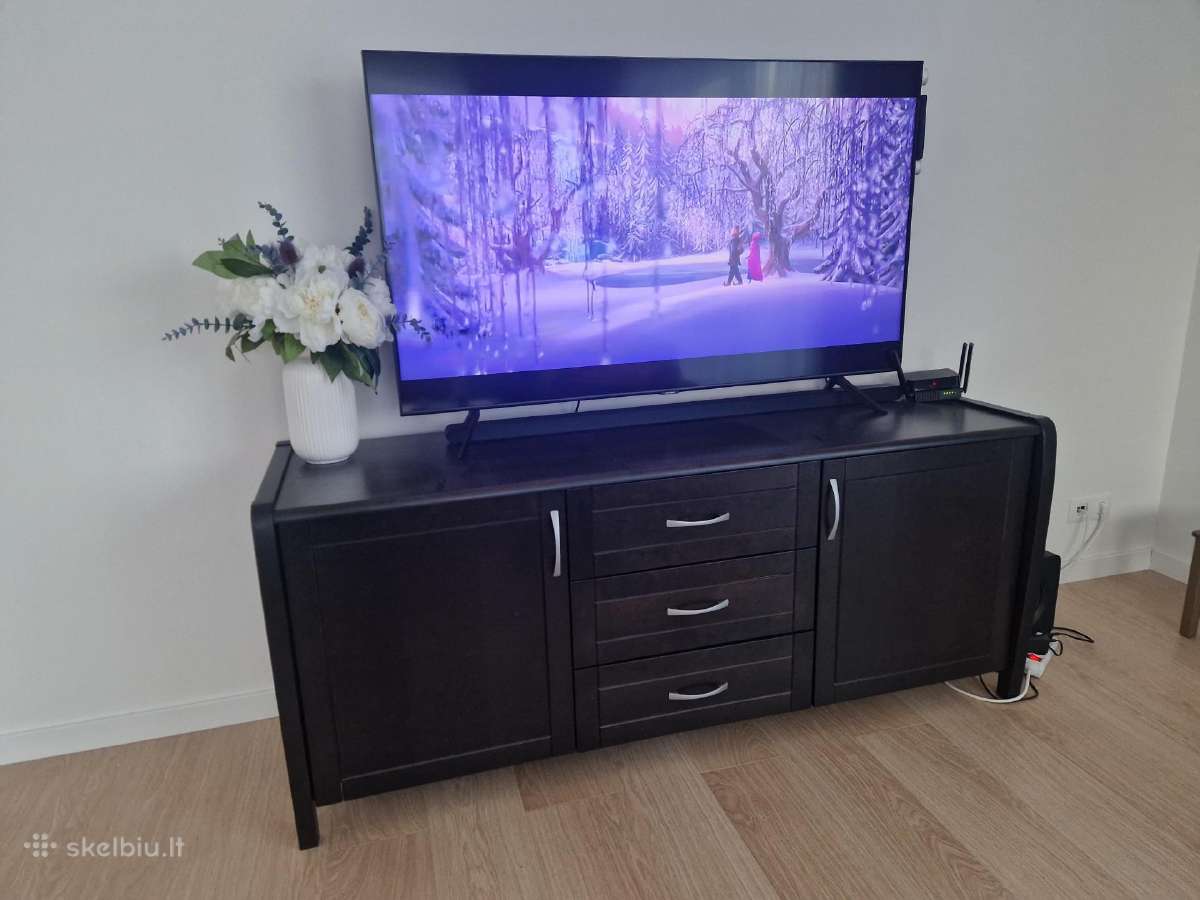 Medžio masyvo komoda TV spintelė
