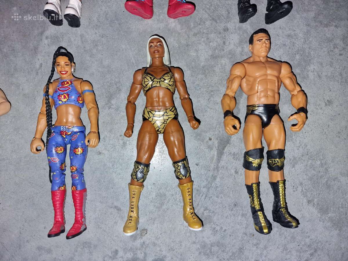 13x Originalių Wwe imtynininkų figūrėlių rinkinys - nuotraukos Nr. 3