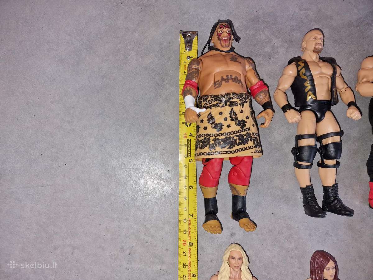 13x Originalių Wwe imtynininkų figūrėlių rinkinys - nuotraukos Nr. 7