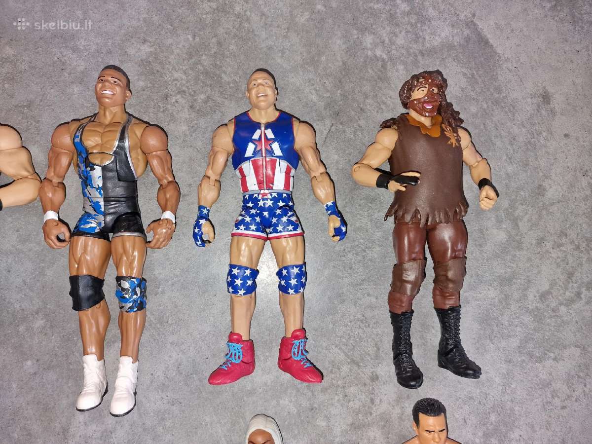 13x Originalių Wwe imtynininkų figūrėlių rinkinys - nuotraukos Nr. 6