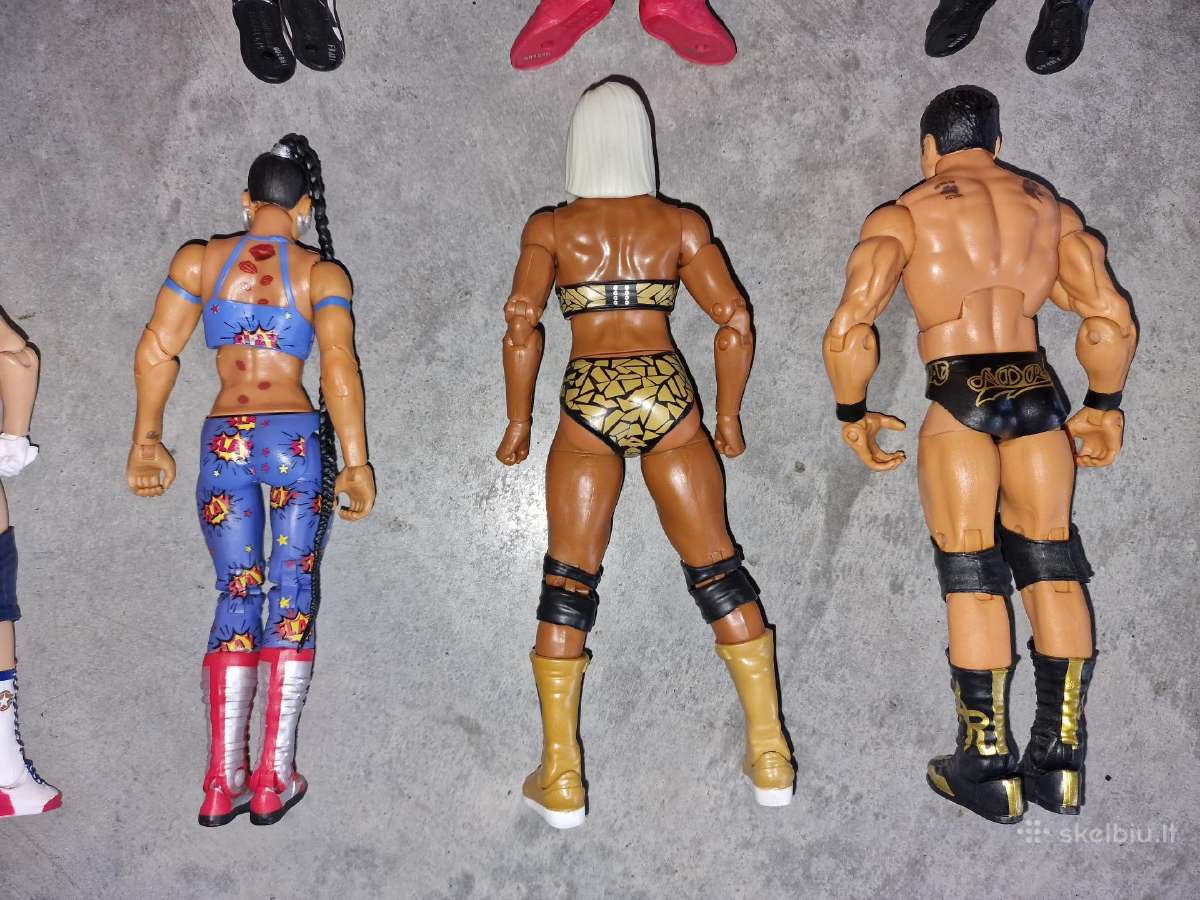 13x Originalių Wwe imtynininkų figūrėlių rinkinys - nuotraukos Nr. 10