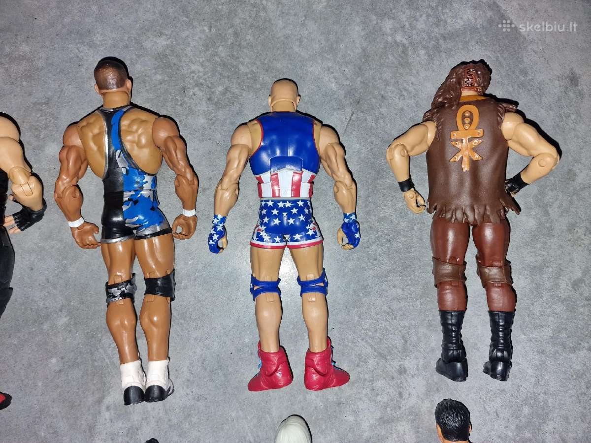 13x Originalių Wwe imtynininkų figūrėlių rinkinys - nuotraukos Nr. 12