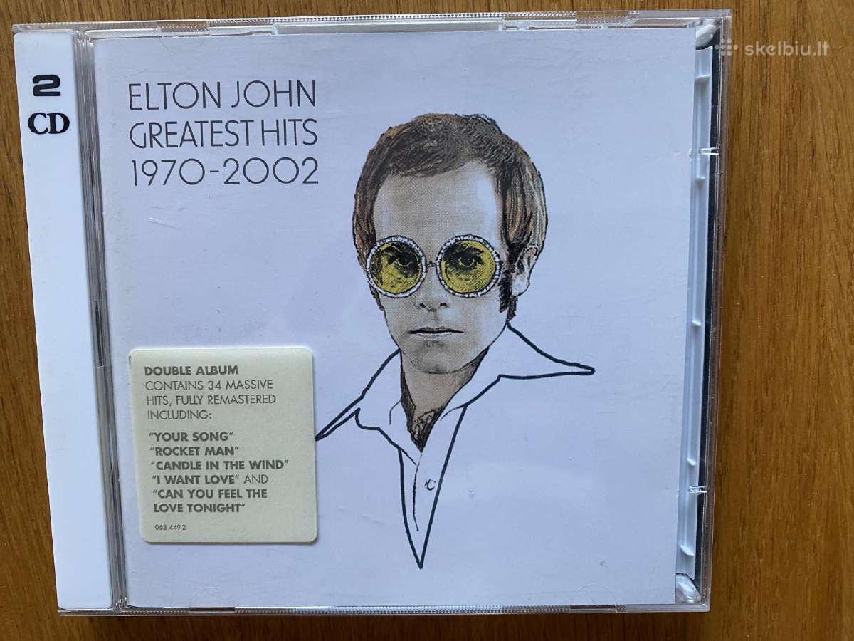 Originalus Elton John 2 X CD