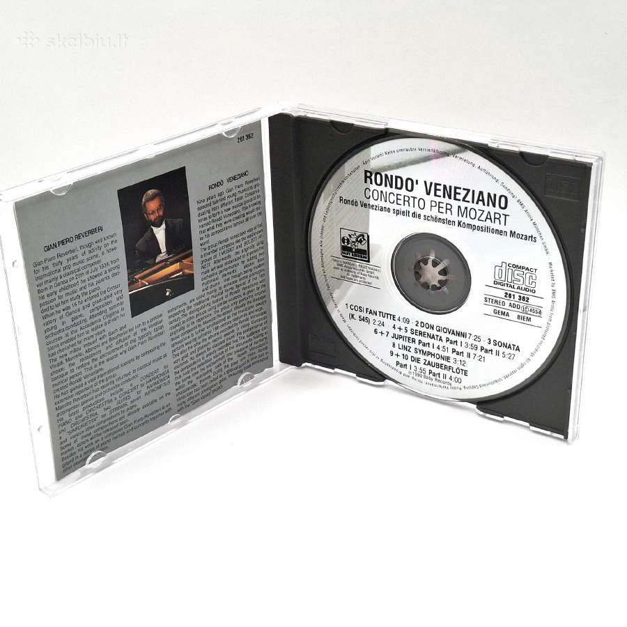Rondo Veneziano - Concerto Per Mozart (CD) - nuotraukos Nr. 3