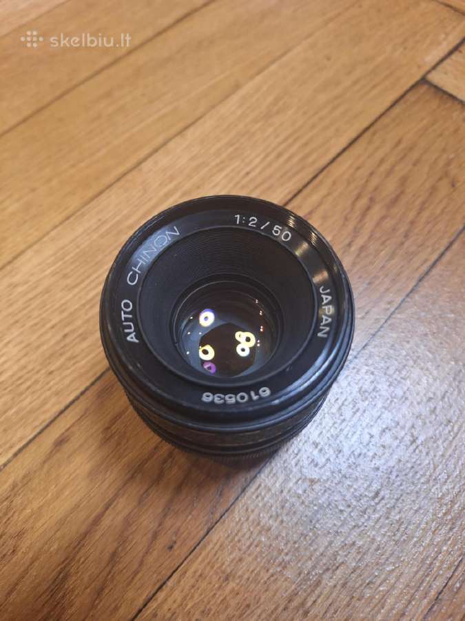 M42 Auto chinon f/2 50mm - nuotraukos Nr. 2