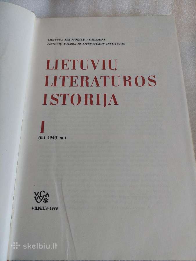 Lietuvių literatūros istorija - nuotraukos Nr. 2