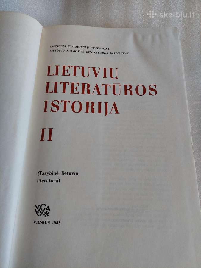 Lietuvių literatūros istorija - nuotraukos Nr. 4