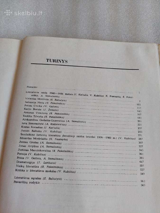 Lietuvių literatūros istorija - nuotraukos Nr. 5