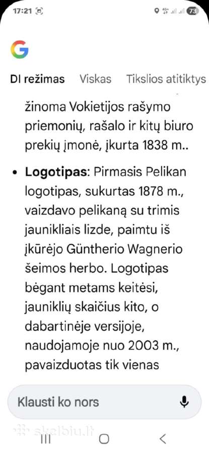 Plunksnakotis ,Pelikan'' - nuotraukos Nr. 7